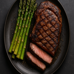 Steak & Asparagus